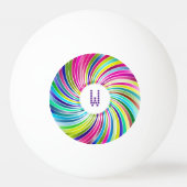 Chromatic Vortex Ping Pong Ball Tischtennisball (Vorderseite)