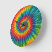 Chromatic Vortex Runde Wanduhr (Winkel)