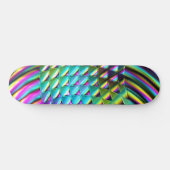 Chromatic Wave Art 1A Skateboard (Horizontal)