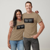 Chromatische Abweichungtaco-Uhr T-Shirt (Unisex)