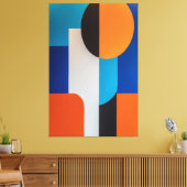 Chromatische Balance Leinwanddruck (Insitu (Wohnzimmer))