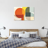 Chromatische Balance Leinwanddruck (Insitu (Schlafzimmer))