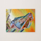 Chromatische bärtige Drache-Digital-Farbe Puzzle (Horizontal)