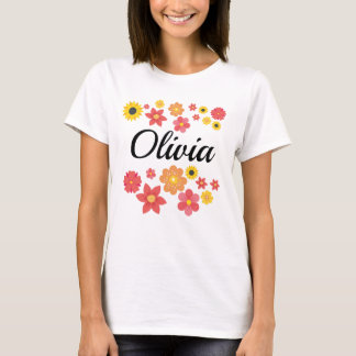 Chromatische Blöcke - Name hinzufügen T-Shirt