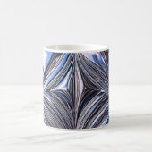 Chromatische Chrome-Symphonie Kaffeetasse (Mittel)