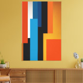 Chromatische Codes Leinwanddruck (Insitu (Wohnzimmer))