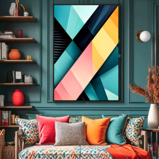 Chromatische Dynamik Leinwanddruck