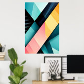 Chromatische Dynamik Poster (Heimbüro)