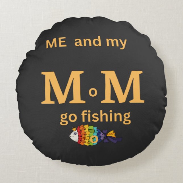 Chromatische Fänge Rundes Kissen (Vorderseite)