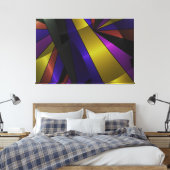 Chromatische Finsternis Leinwanddruck (Insitu (Schlafzimmer))