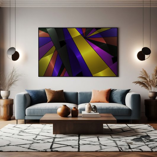 Chromatische Finsternis Leinwanddruck