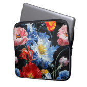 Chromatische Flora Nocturne Laptopschutzhülle (Vorderseite Links)
