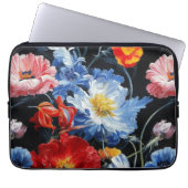 Chromatische Flora Nocturne Laptopschutzhülle (Vorderseite)
