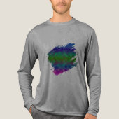 Chromatische Flut Tri-Blend Shirt (Vorderseite)