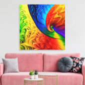 Chromatische Genese Leinwanddruck (Insitu (Wohnzimmer))