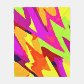 Chromatische Kunstfusion Fleecedecke (Vorderseite)