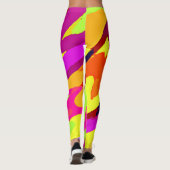 Chromatische Kunstfusion Leggings (Rückseite)