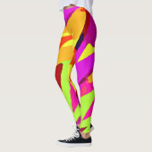 Chromatische Kunstfusion Leggings (Links)