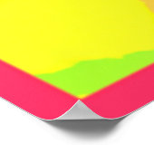 Chromatische Kunstfusion Poster (Ecke)