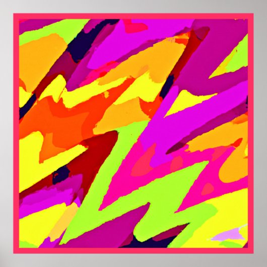 Chromatische Kunstfusion Poster (Vorne)