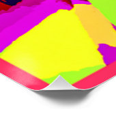 Chromatische Kunstfusion Poster (Ecke)
