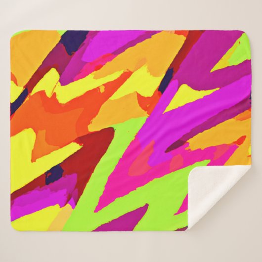 Chromatische Kunstfusion Sherpadecke (Vorderseite (Horizontal))