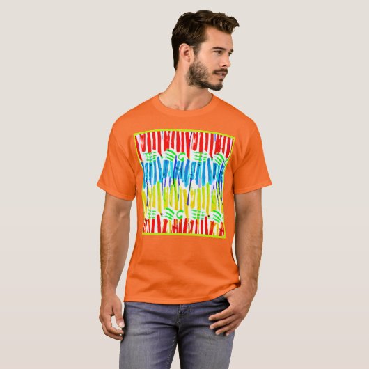 Chromatische Kunstfusion T-Shirt (Vorne ganz)