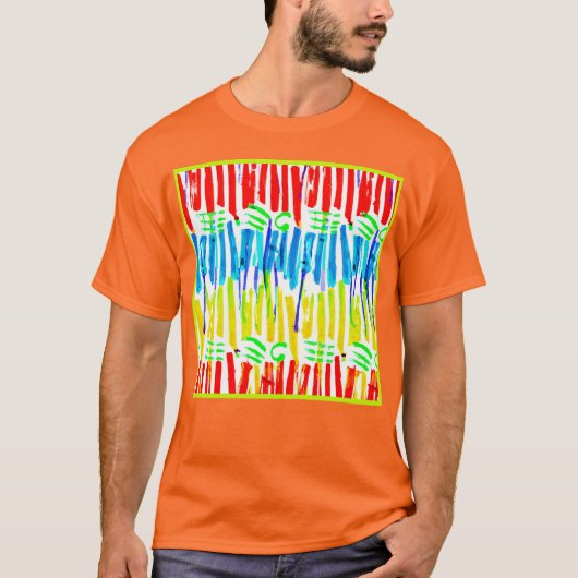 Chromatische Kunstfusion T-Shirt (Vorderseite)