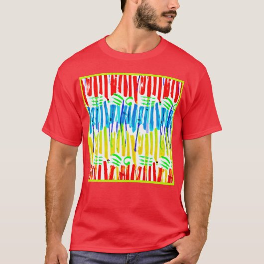 Chromatische Kunstfusion T-Shirt (Vorderseite)
