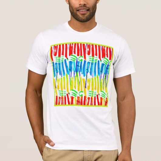 Chromatische Kunstfusion T-Shirt (Vorderseite)