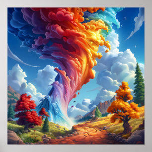 Chromatische Phänomene: Skyward Reach Poster