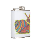 Chromatische Schnecke-Flasche Flachmann (Rechts)