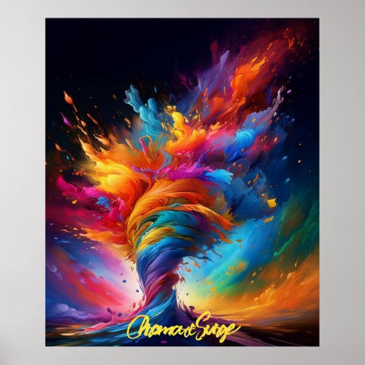 "Chromatische Schwankung" Poster (Vorne)