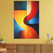 Chromatische Strömung Leinwanddruck (Insitu (Wohnzimmer))