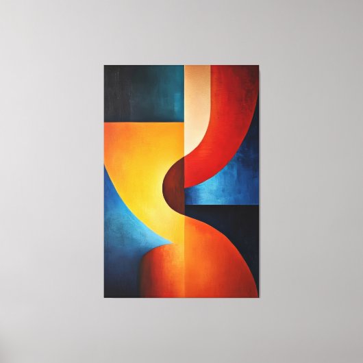 Chromatische Strömung Leinwanddruck (Vorderseite)