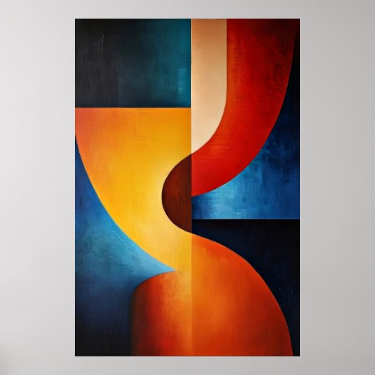 Chromatische Strömung Poster (Vorne)