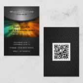 Chromatische Technologie-eleganter Entwurf mit QR Visitenkarte (Vorne/Hinten)
