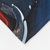 Chromatischer Chili - Ananas-Reich Fleecedecke (Ecke)