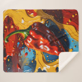 Chromatischer Chili - Ananas-Reich Sherpadecke (Vorderseite (Horizontal))