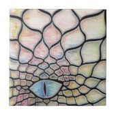 Chromatischer Drache Fliese (Vorderseite)