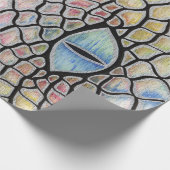 Chromatischer Drache Geschenkpapier (Ecke)