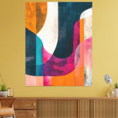Chromatischer Durchgang Leinwanddruck (Insitu (Wohnzimmer))