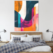 Chromatischer Durchgang Leinwanddruck (Insitu (Schlafzimmer))