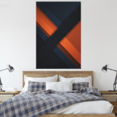Chromatischer Fluss Leinwanddruck (Insitu (Schlafzimmer))