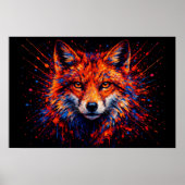 Chromatischer Fuchs – Wandkunst Druck Poster (Vorne)
