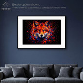 Chromatischer Fuchs – Wandkunst Druck Poster