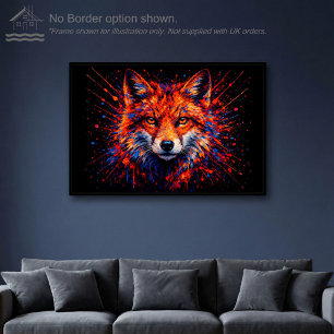 Chromatischer Fuchs – Wandkunst Druck Poster