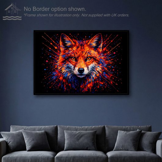 Chromatischer Fuchs – Wandkunst Druck Poster
