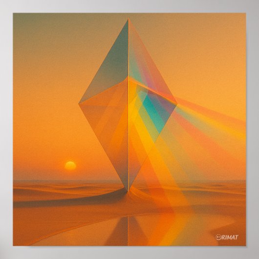 Chromatischer Horizont Poster (Vorne)