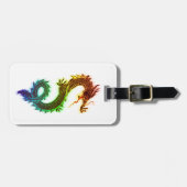 Chromatischer Ostdrache-Gepäckanhänger Gepäckanhänger (Vorderseite horizontal)